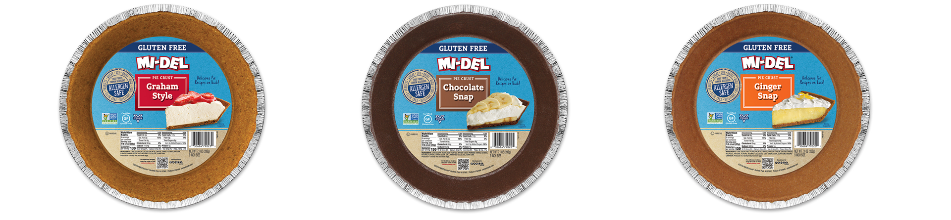 MI-DEL Gluten Free Pie Crusts
